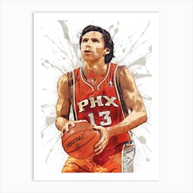 Steve Nash Phoenix Suns Art Print