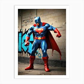 Superman Art Print