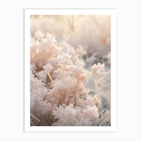 Frosty Botanical Daphne 2 Art Print