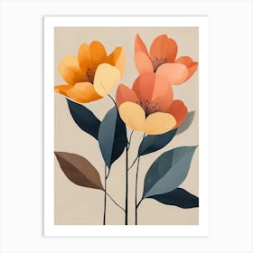 Flowers In A Vase 64 Art Print