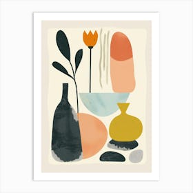 Cute Objects Abstract Collection 12 Art Print