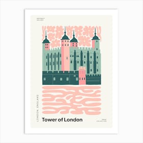 Tower Of London England Travel Matisse Style Art Print