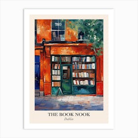 Dublin Book Nook Bookshop 2 Poster Art Print