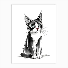 Feline Frenzy Art Print