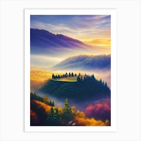 Autumn In The Mountains 2 Art Print