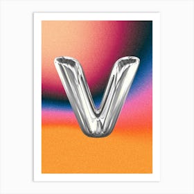 Chrome V Poster Art Print