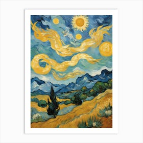 Starry Night 6 Art Print