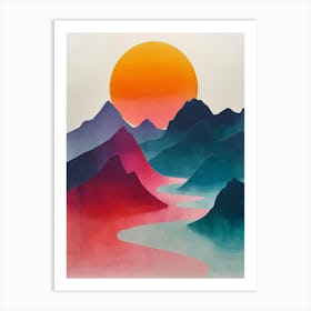 'Sunrise' 43 Art Print