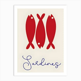 Sardines 5 Art Print