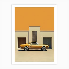 Ford Mustang Sports Car Art Print