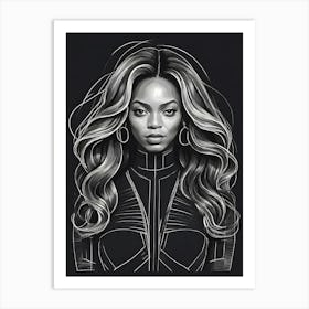 Beyonce Portrait Art Print