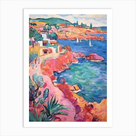 Sharm El Sheikh Egypt 2 Fauvist Painting Art Print