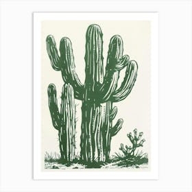 Cactus 8 Art Print