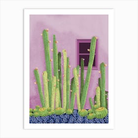 Cactus Garden Art Print