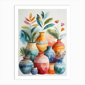 Pots And Vases Art Print