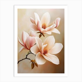 Magnolia Blossoms Art Print