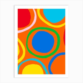 Colorful Circles 6 Art Print