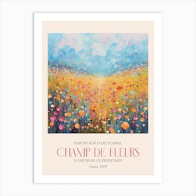 Champ De Fleurs, Floral Art Exhibition 46 Art Print