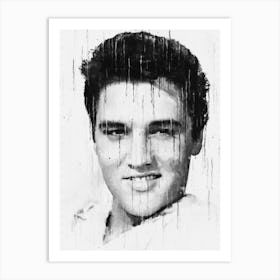 Elvis Presley Painting Art Print