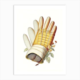 Beekeepers Gloves Vintage Art Print