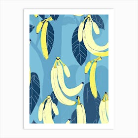Bananas Illustration 2 Art Print