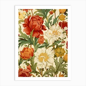 Floral Pattern 33 Art Print