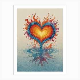 Heart Canvas Print 4 Art Print