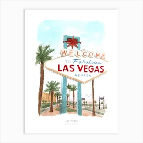 Las Vegas Nevada Art Print