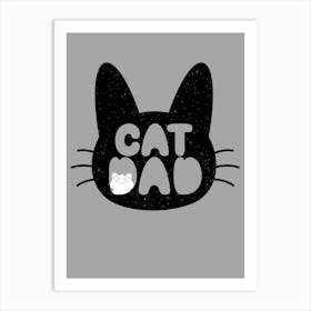 Cat Dad Art Print