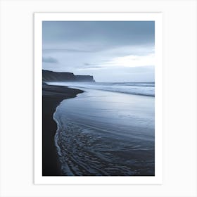 Black Sand Beach 1 Art Print