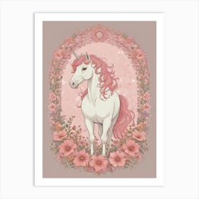 Unicorn In A Frame Art Print