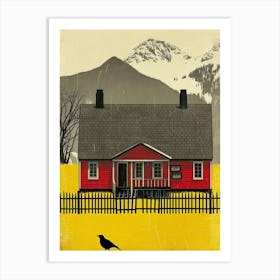 Red House Art Print