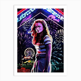 Stranger Things Poster movie 5 Art Print