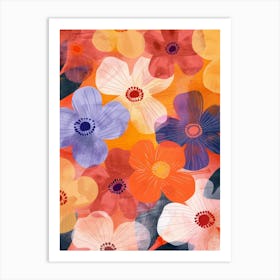 Watercolor Flowers 27 Art Print