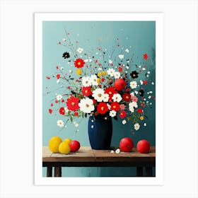 Flowers In A Vase Affiche