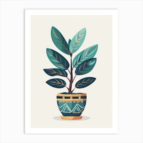 Plant In A Pot 58 Art Print