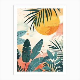 A Beautiful Illustration of Boho style 14 Art Print