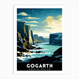 Gogarth North Wales Print Coastal Cliffs Wall Art Holyhead Sea View Decor Welsh Landscape Poster Climbing Enthusiast Gift 2 Art Print