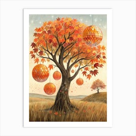 Autumn Tree Art Print