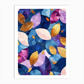 Abstract Leaves 52 Art Print