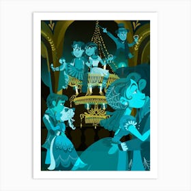 Ghost Party Art Print