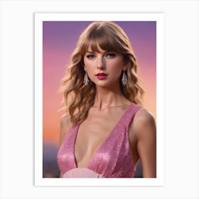 Taylor Swift Pi 0 Art Print