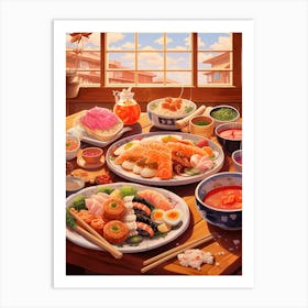 Japanese Food 6 Art Print