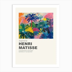 Museum Poster Inspired By Henri Matisse 9 Art Print