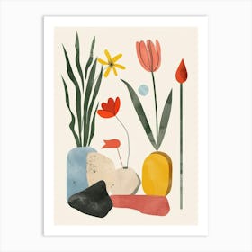 Cute Objects Abstract Collection 13 Art Print