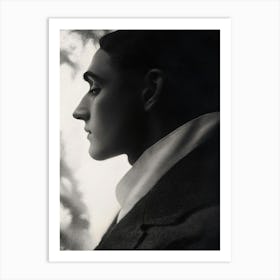 Man In Profile Art Print