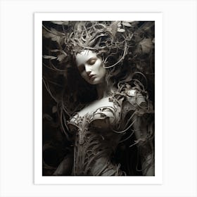 Forest Woman Art Print