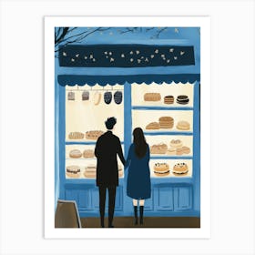 Patisserie Shop Bakery Coffee Kitchen Art Print