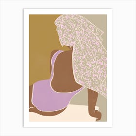 Woman In A Bikini 1 Art Print