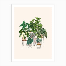 Plant Friends 10 Art Print